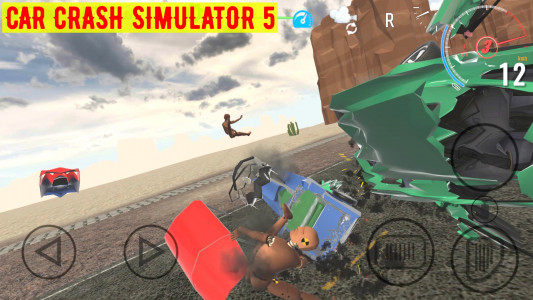 اسکرین شات بازی Car Crash Simulator 5 5