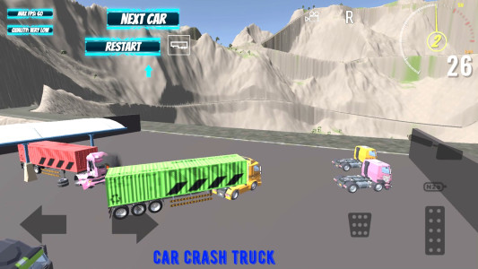 اسکرین شات 2 بازی Car Crash Truck