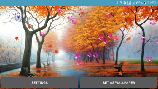 اسکرین شات برنامه Autumn Live Wallpaper 7