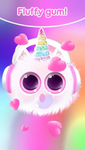 اسکرین شات برنامه Pink Fluffy Unicorn - Cute Moving Background 5