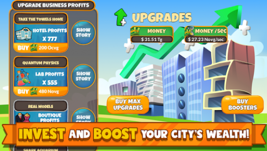 اسکرین شات بازی Holyday City Tycoon: Idle Resource Management 4