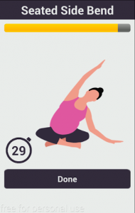 اسکرین شات برنامه Pregnancy yoga Exercises 2