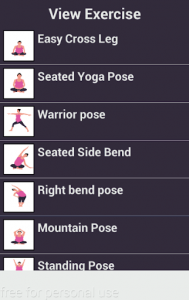 اسکرین شات برنامه Pregnancy yoga Exercises 5