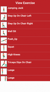 اسکرین شات برنامه Home Cardio Workout 5