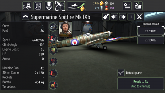 اسکرین شات 8 بازی Warplanes: WW2 Dogfight