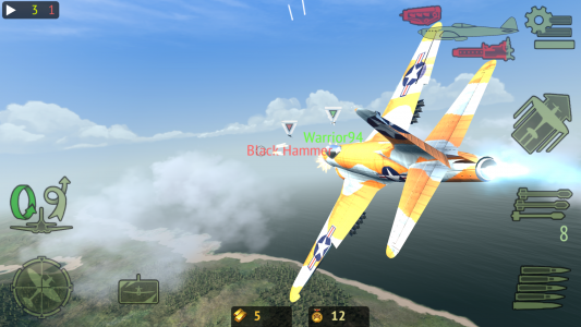 اسکرین شات بازی Warplanes: Online Combat 4