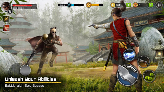 اسکرین شات بازی Ninja Ryuko: Shadow Ninja Game 1