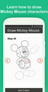 اسکرین شات برنامه How to Draw Cartoon Characters (Easy Steps) 2