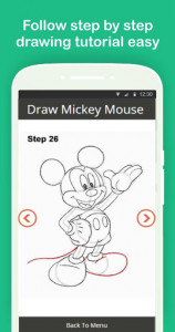 اسکرین شات برنامه How to Draw Cartoon Characters (Easy Steps) 3