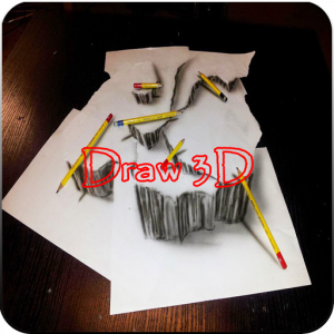 اسکرین شات برنامه How to Draw 3D With Pencil 1