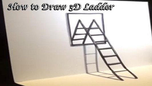 اسکرین شات برنامه How to Draw 3D With Pencil 4