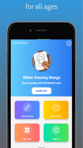 اسکرین شات برنامه How to Draw: Glitter Manga 3