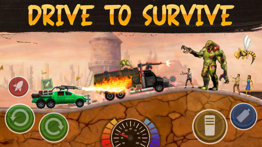 اسکرین شات بازی Zombie Crash Racing 1