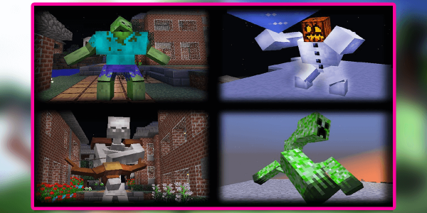 اسکرین شات برنامه Mutant Creatures Mod for Minecraft PE - MCPE 1