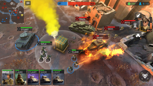 اسکرین شات بازی World War Armies: WW2 PvP RTS 4