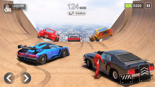 اسکرین شات بازی GT Car Stunt Master 3D Race 1