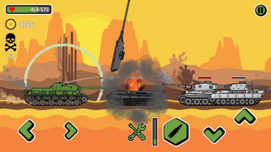 اسکرین شات بازی Tank Attack 3 | Tanks 2d | Tank Battles 7