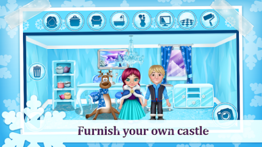 اسکرین شات بازی Ice Princess Doll House Games 1