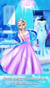 اسکرین شات برنامه Ice Princess Dress Designer 2
