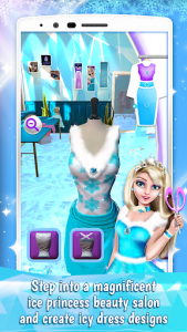 اسکرین شات برنامه Ice Princess Dress Designer 5