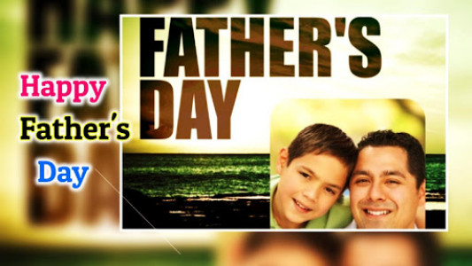 اسکرین شات برنامه Happy Father's Day Photo Frames Cards 2018 4
