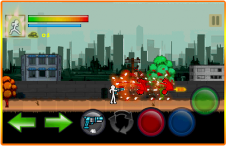 اسکرین شات بازی Angry StickMan 5
