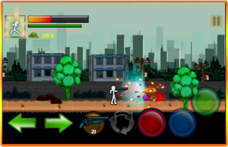 اسکرین شات بازی Angry StickMan 4