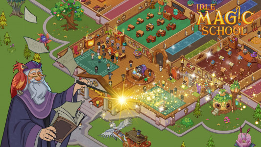 اسکرین شات 1 بازی Idle Magic School