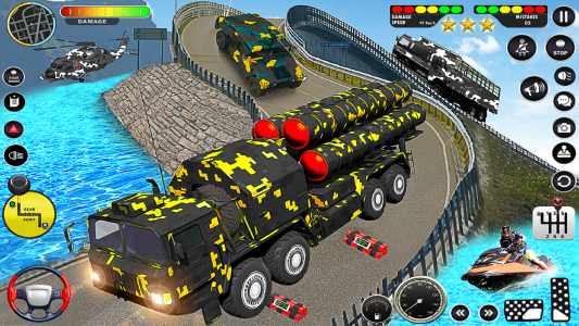 اسکرین شات برنامه Army Transport Truck Simulator 3