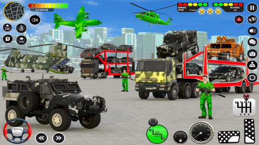 اسکرین شات برنامه Army Transport Truck Simulator 5