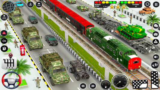 اسکرین شات برنامه Army Transport Truck Simulator 8