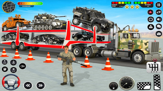 اسکرین شات برنامه Army Transport Truck Simulator 8