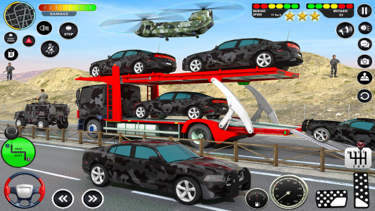 اسکرین شات برنامه Army Transport Truck Simulator 4