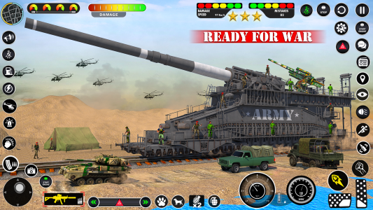 اسکرین شات 4 برنامه Army Transport Truck Simulator