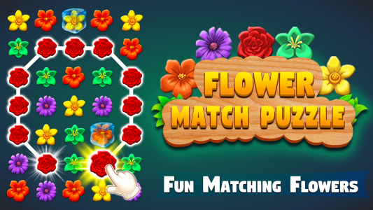 اسکرین شات 7 بازی Flower Match Game Flower Merge