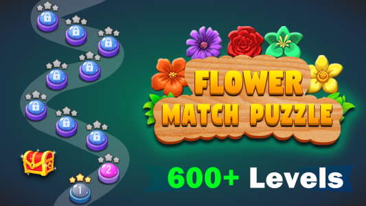 اسکرین شات 8 بازی Flower Match Game Flower Merge