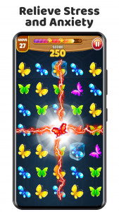 اسکرین شات 3 بازی Match 3 Butterfly Puzzle Games