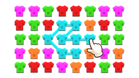 اسکرین شات 4 بازی Cloth Match 3 Line Puzzle Game