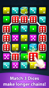 اسکرین شات 1 بازی Dice Match Line Puzzle Games