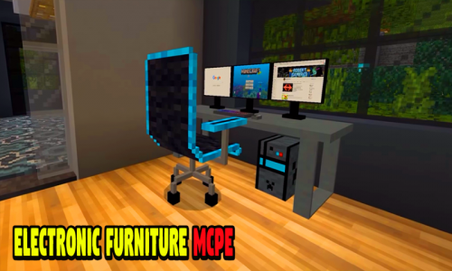 اسکرین شات بازی Electronic Furniture Add-on for Minecraft PE 2