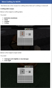 اسکرین شات بازی More Crafting Addon for Minecraft PE 1