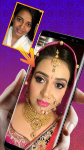 اسکرین شات برنامه Indian Wedding Makeup Salon 3
