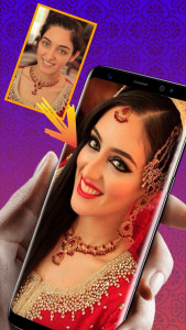 اسکرین شات برنامه Indian Wedding Makeup Salon 4