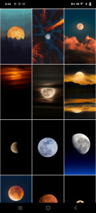 اسکرین شات برنامه Beautiful Moon Wallpapers 3