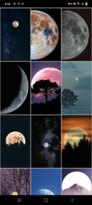 اسکرین شات برنامه Beautiful Moon Wallpapers 5