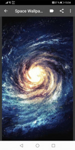 اسکرین شات برنامه Space and Universe Wallpapers 1