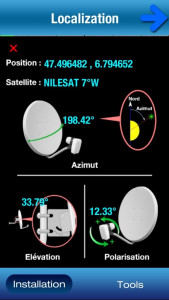 اسکرین شات برنامه Dish Install, Pointer & Align 2