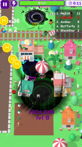 اسکرین شات 6 بازی Holein eating games io offline