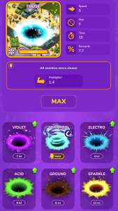 اسکرین شات 7 بازی Holein eating games io offline