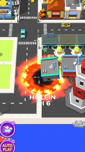 اسکرین شات 1 بازی Holein eating games io offline